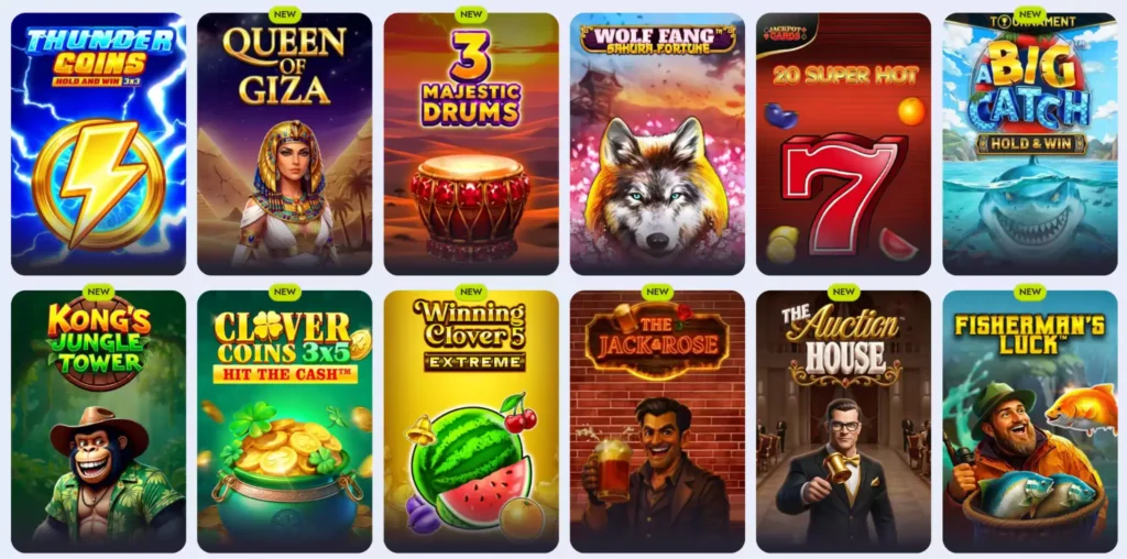 Vipsta Slots Collection with Popular Casino Games